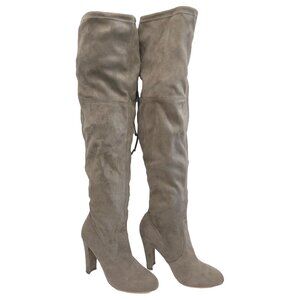 Steve Madden Grandeal Over-the-Knee Boots in Taupe (Women's Size 8M)
